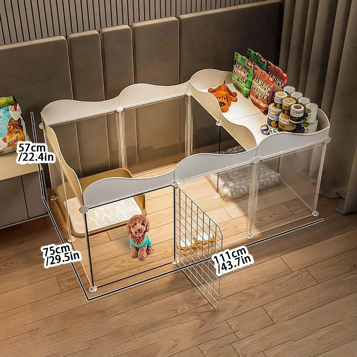 Pet dog enclosure Home House kennel Indoor small dog