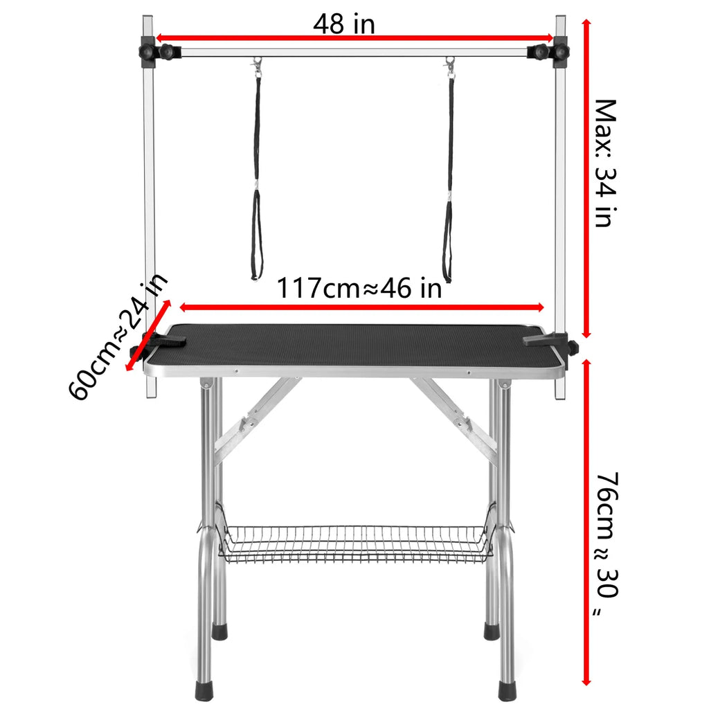 Professional Dog Pet Grooming Adjustable Table Heavy Duty.