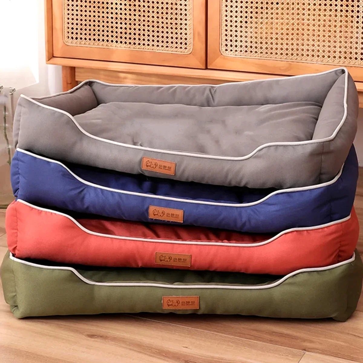 Four Season Square Dog Bed for Large Dog Mattress Bite-resistant  Waterproof