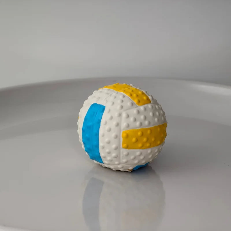 Sound Toy Ball Latex Christmas Gift Interactive Squeaky Ball