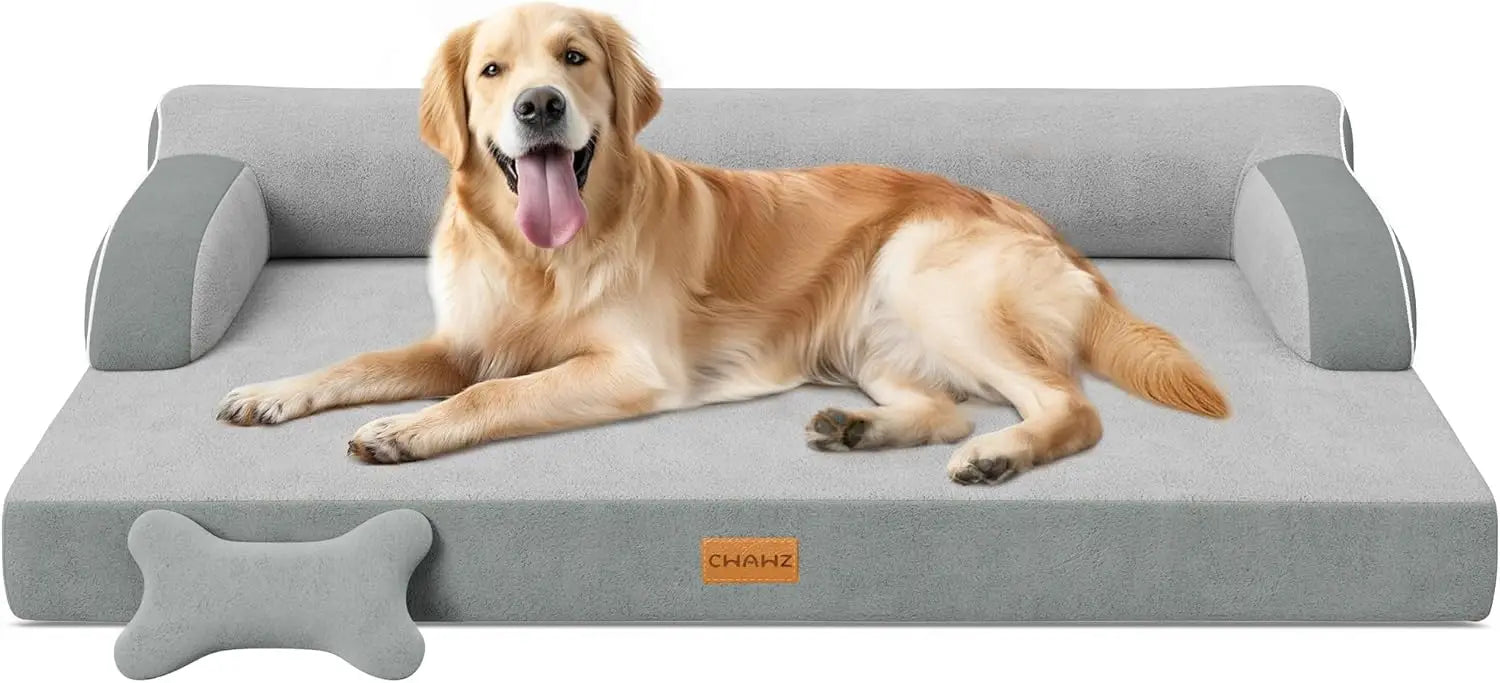 Extra Large Orthopedic Dog Bed with Cooling Memory Foam,