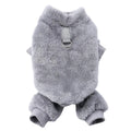 Winter Warm Pet Clothes Soft Flannel Dog Jumpsuit for Small Medium Dogs