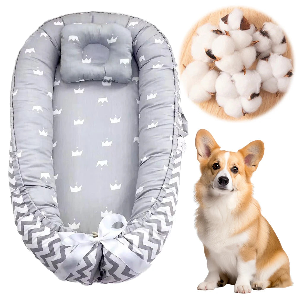 Cat Dog Mat with Pillow Thickening Dog Sofa Bed