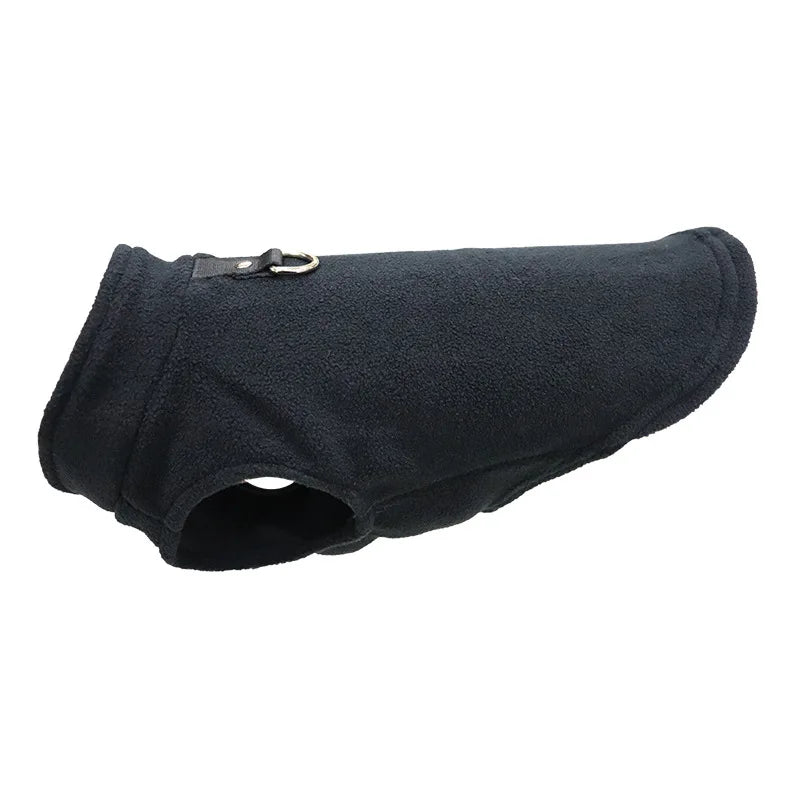 Warm Fleece Dogs Clothes Pet Dog Jacket Vest With D-Ring For Small Dog