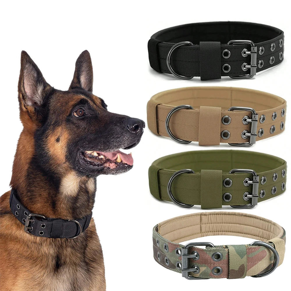 Tactical Dog Collar 1pc Durable Nylon Military Collars