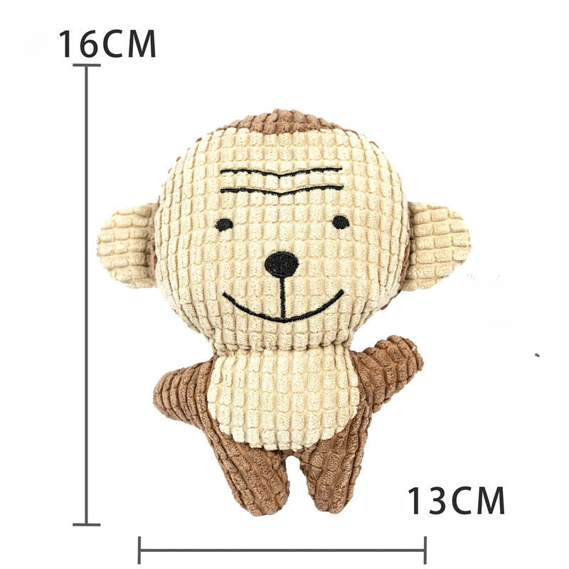 Plush Companion Sleeping Duck Dog Toys for Small Large Dogs