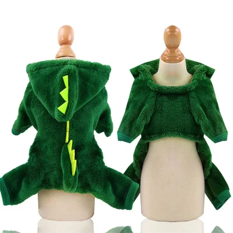 Dog Halloween Dog Clothes for Small Dogs Funny Dinosaur