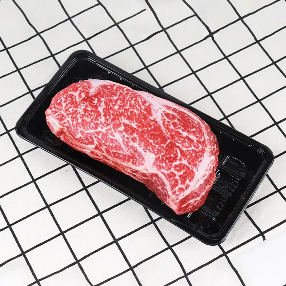 Simulation Squeaky Bone Dog Toys Steak Bite-Resistant Clean Dog Chew